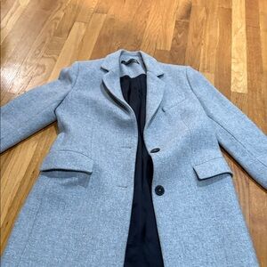 Zara Light Gray Women's Pea coat